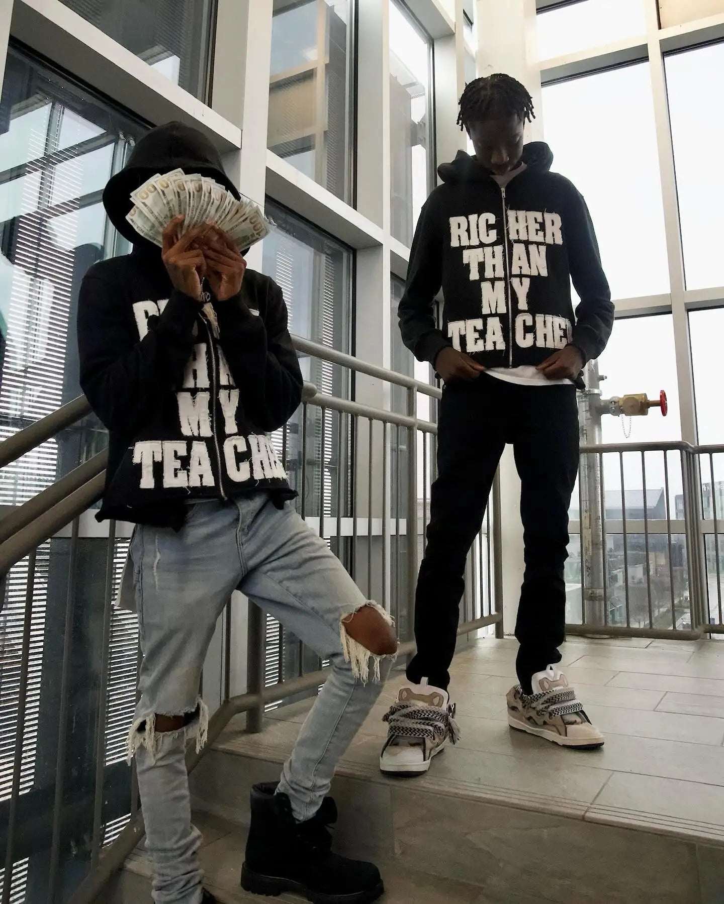 Richer Than My Teacher | Oversized Zip Hoodie