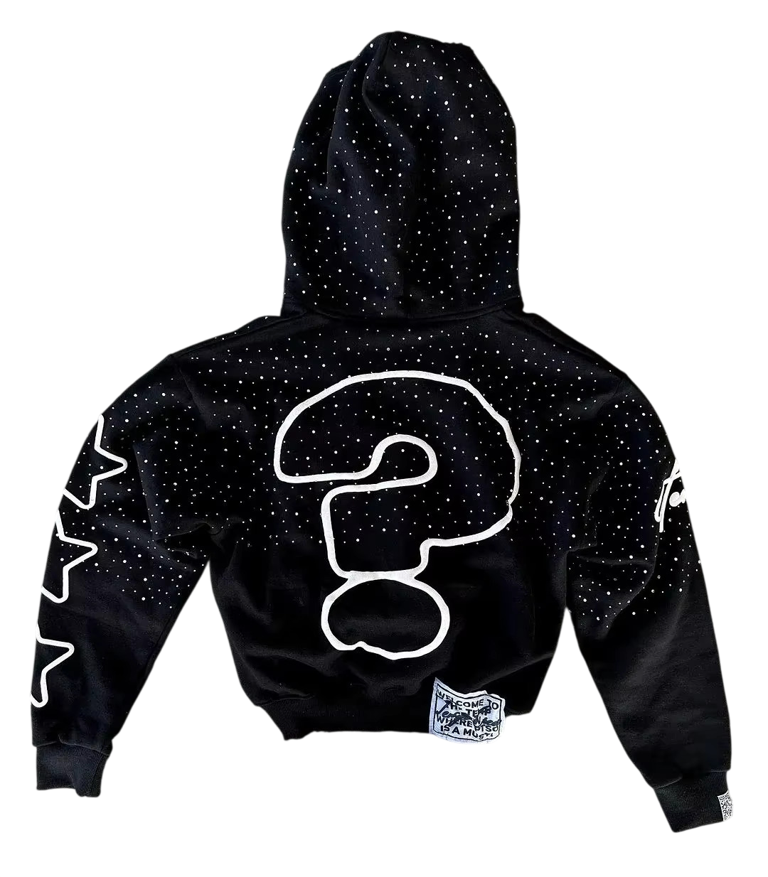 WHO CARES GET SOME MONEY | Oversized Streetwear Zip Hoodie